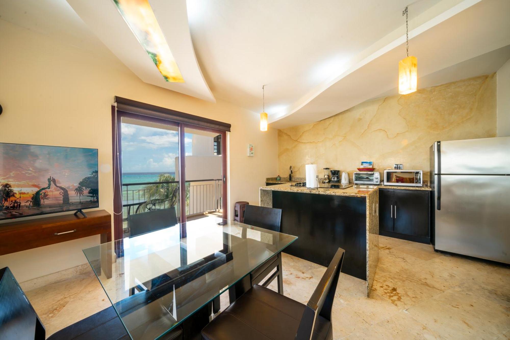 Beachfront 1 Bedroom Condo - El Faro, Surf 407 ปลายาเดลการ์เมน ภายนอก รูปภาพ